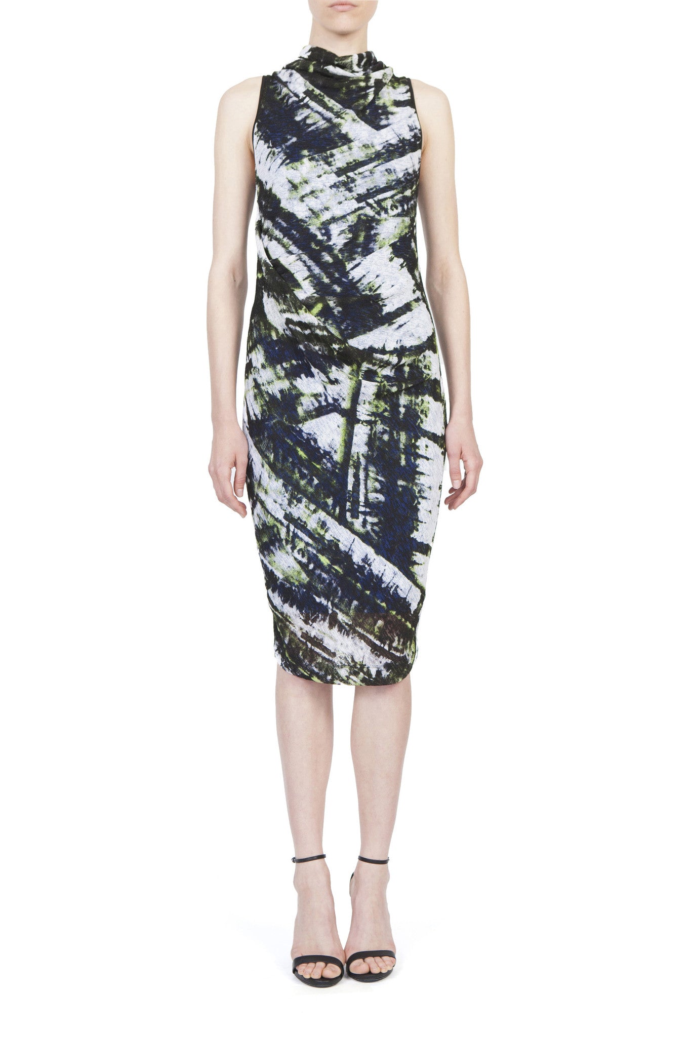 COWL TURTLENECK TANK DRESS