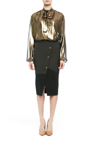 ASYMMETRICAL MINI SKIRT