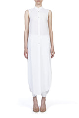 HELDER DIEGO,SLEEVELESS MAXI LENGTH SHIRT,TOP - HELDER DIEGO