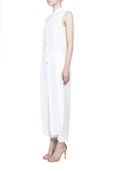 HELDER DIEGO,SLEEVELESS MAXI LENGTH SHIRT,TOP - HELDER DIEGO