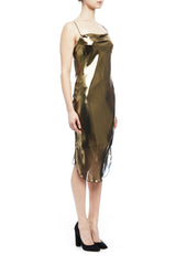 COWL FRONT SLIP DRESS